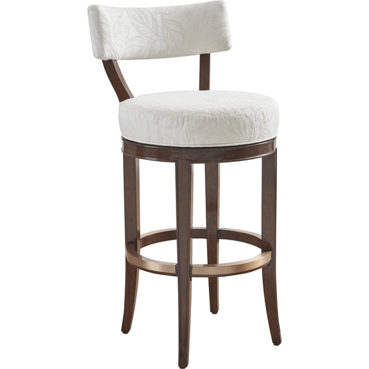 Giles Upholstered Swivel Bar Stool by Lexington. Made from unique in a unique style.