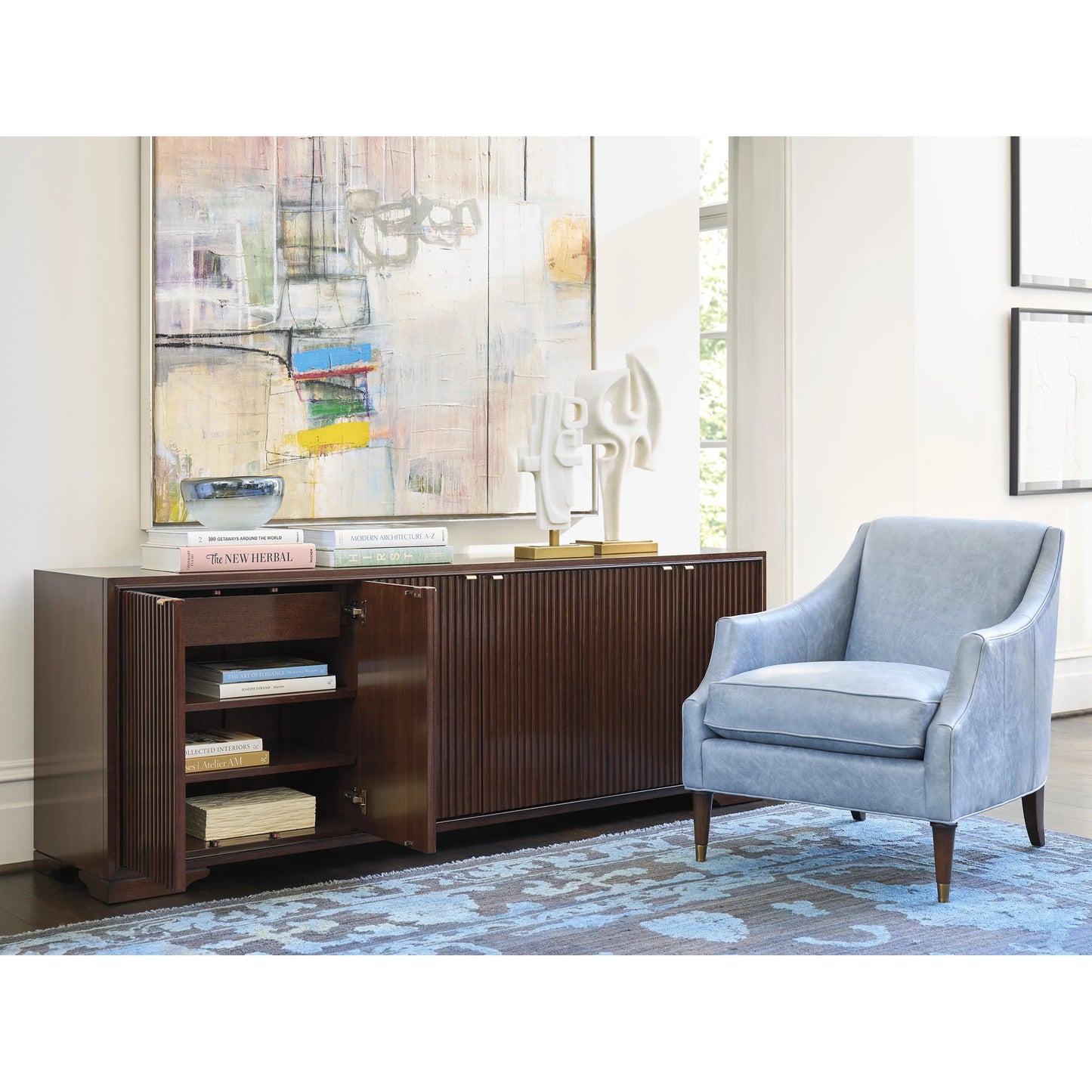 001 SI-2371332 | Additional Silo | Brentford Media Console by Lexington. Made from unique in a traditional style.