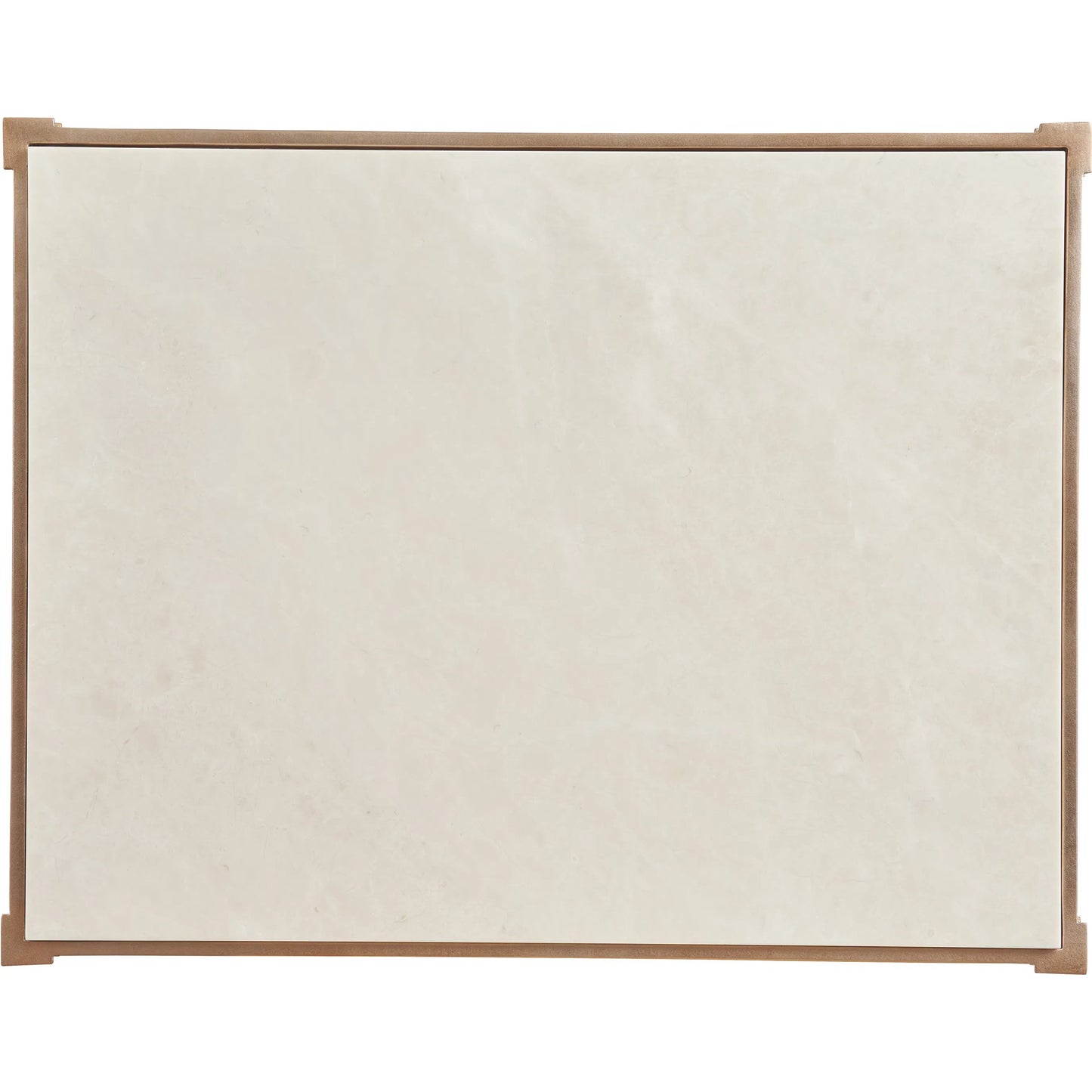 002 SI-2540558 | Additional Silo | Bulgari Rectangle End Table by Lexington in ivory, rose gold. Made from marble, metal, glass in a unique style.