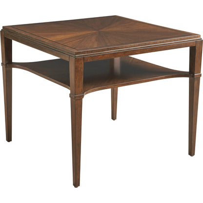 Andora Square Lamp Table by Lexington. Made from unique in a traditional style.