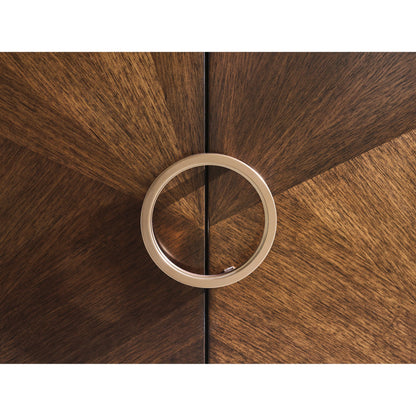 Kilburn Hall Chest by Lexington in rose gold. Made from walnut in a traditional style.