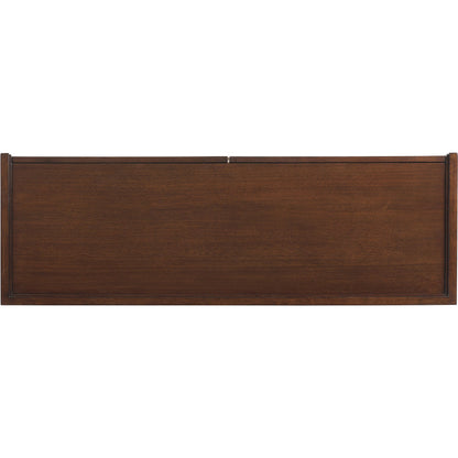 Kilburn Hall Chest by Lexington in rose gold. Made from walnut in a traditional style.