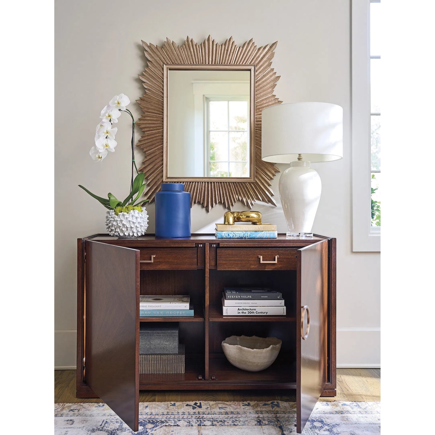 003 SI-2371338 | Additional Silo | Kilburn Hall Chest by Lexington in rose gold. Made from walnut in a traditional style.