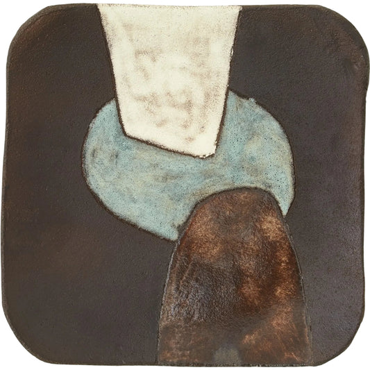 Retro Platter by Global Views in tan. Made from unique in a unique style.