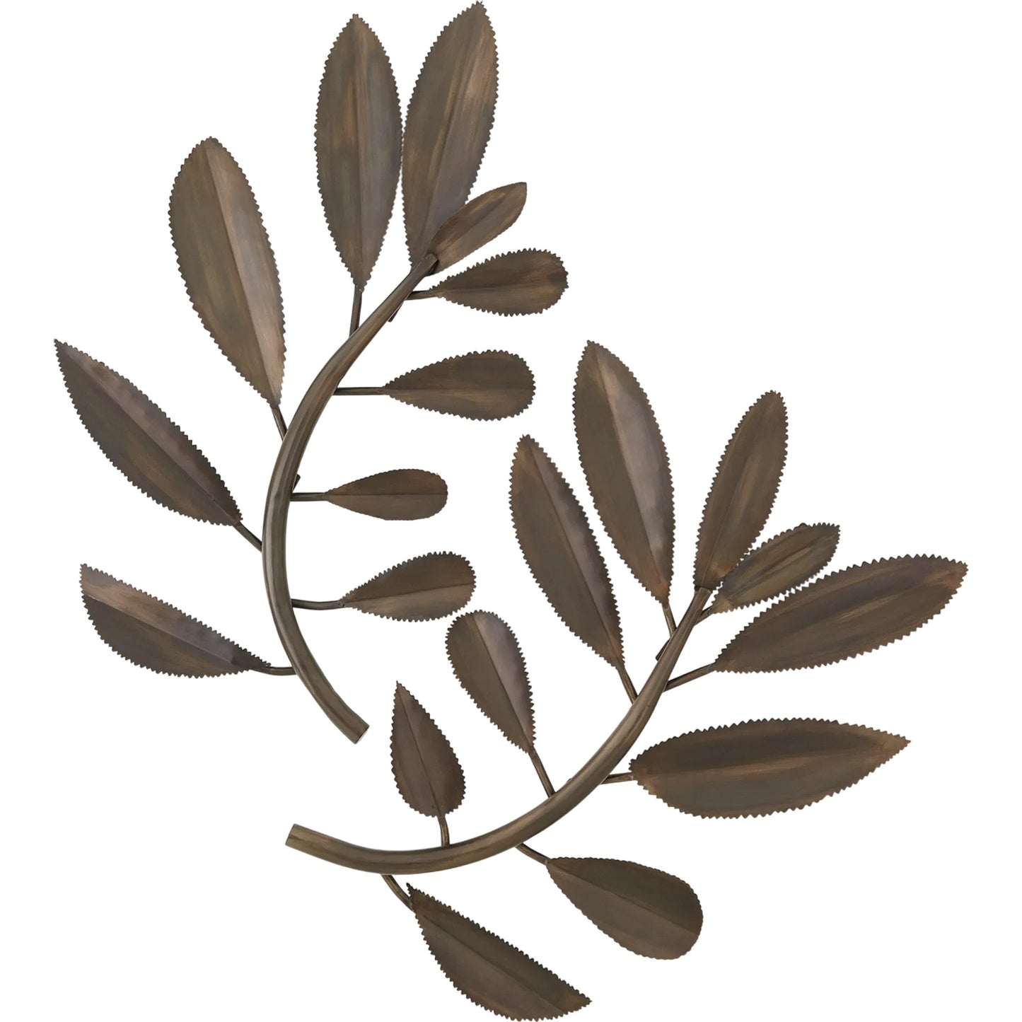 000 SI-2445891 | Primary Silo | Olive Branch Wall Art by Global Views in antiqued. Made from iron in a modern style.