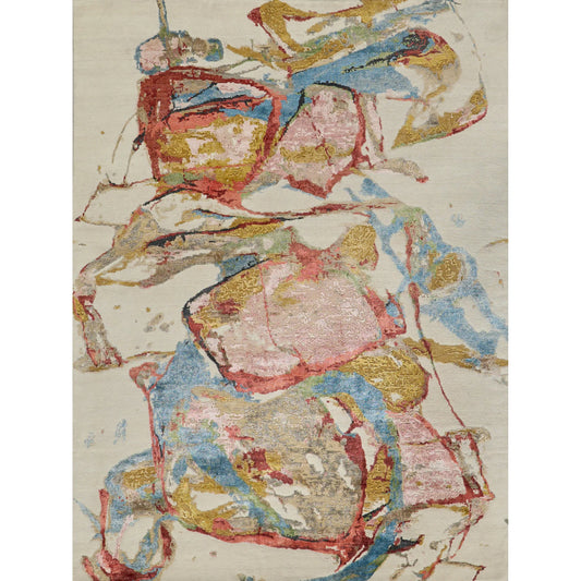 001 SI-2543651,SI-2543652 | Primary Silo | Vibrance 7437 Rug by Exquisite Rugs in pink, red, blue, multi. Made from wool, bamboo silk in a unique style.