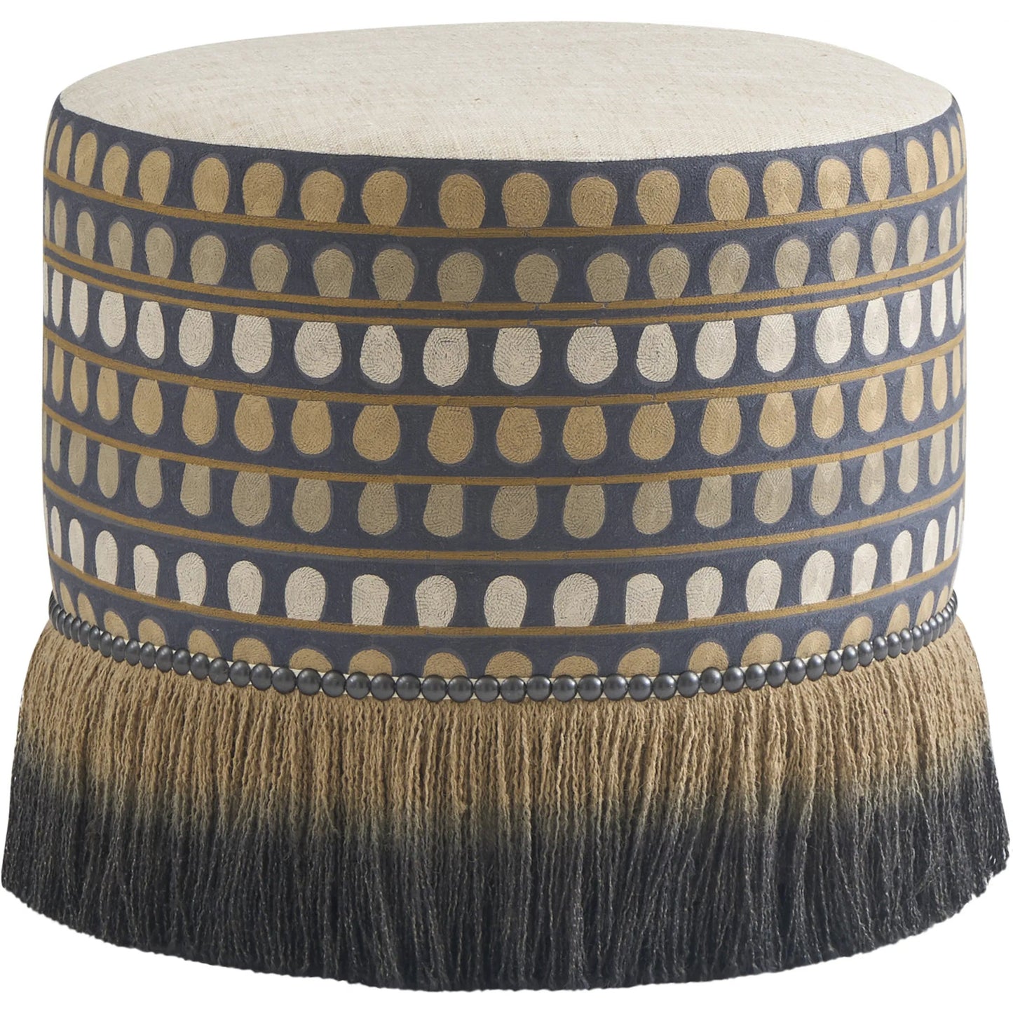 001 SI-2371340 | Primary Silo | Lamar Swivel Ottoman by Tommy Bahama Home. Made from unique in a eclectic & global style.