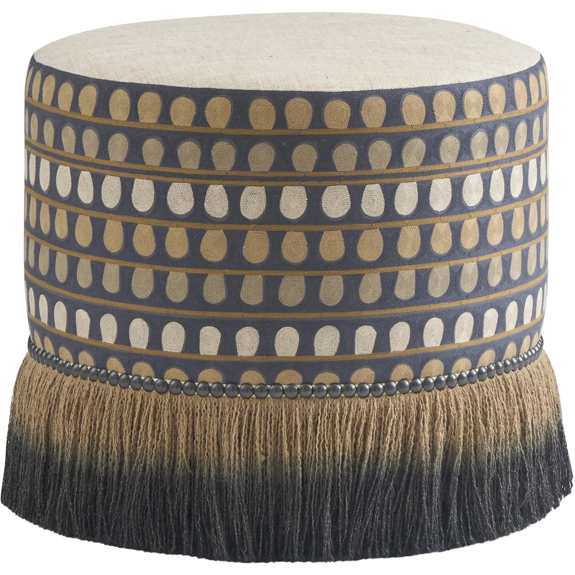 Lamar Swivel Ottoman by Tommy Bahama Home. Made from unique in a eclectic & global style.