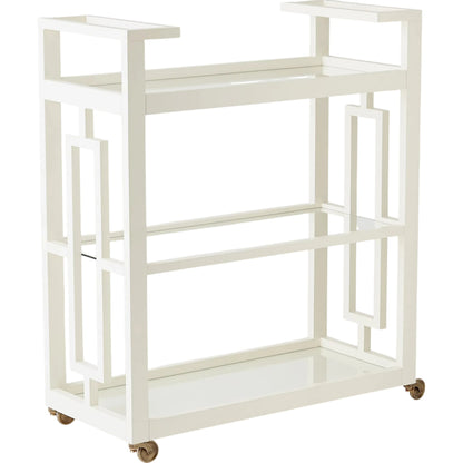 Grid Block Bar Cart by Global Views. Made from unique in a transitional style.