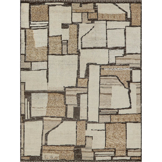 Alcama 7454 Rug by Exquisite Rugs in beige, ivory, brown. Made from new zealand wool in a unique style.