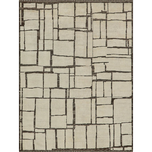 Mojave 7457 Rug by Exquisite Rugs in ivory, espresso. Made from new zealand wool in a unique style.