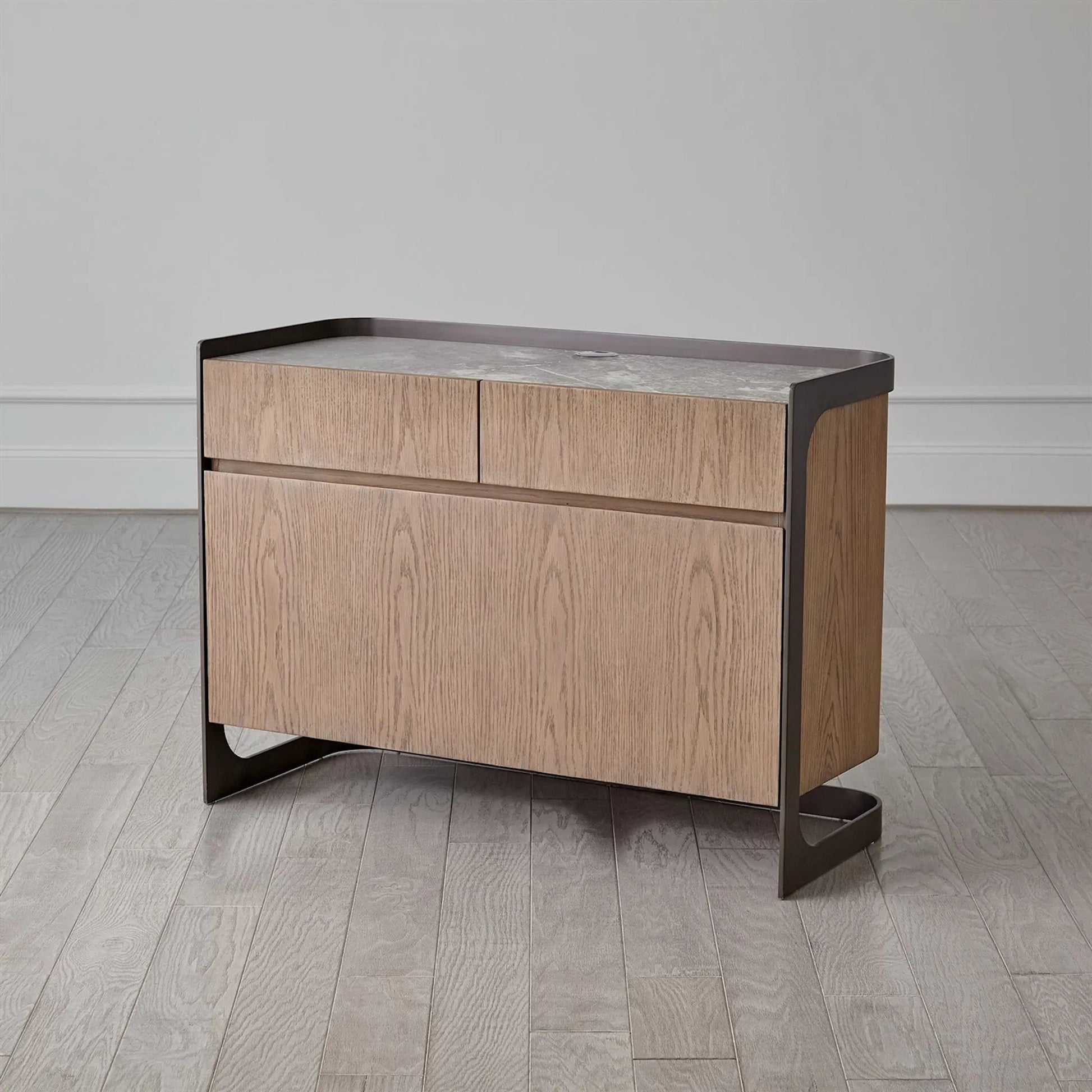Element File Cabinet by Global Views in grey and marble. Made from unique in a modern style.