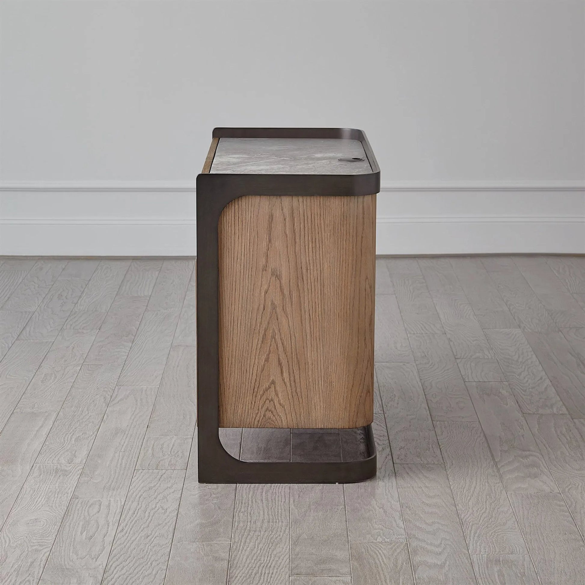 Element File Cabinet by Global Views in grey and marble. Made from unique in a modern style.