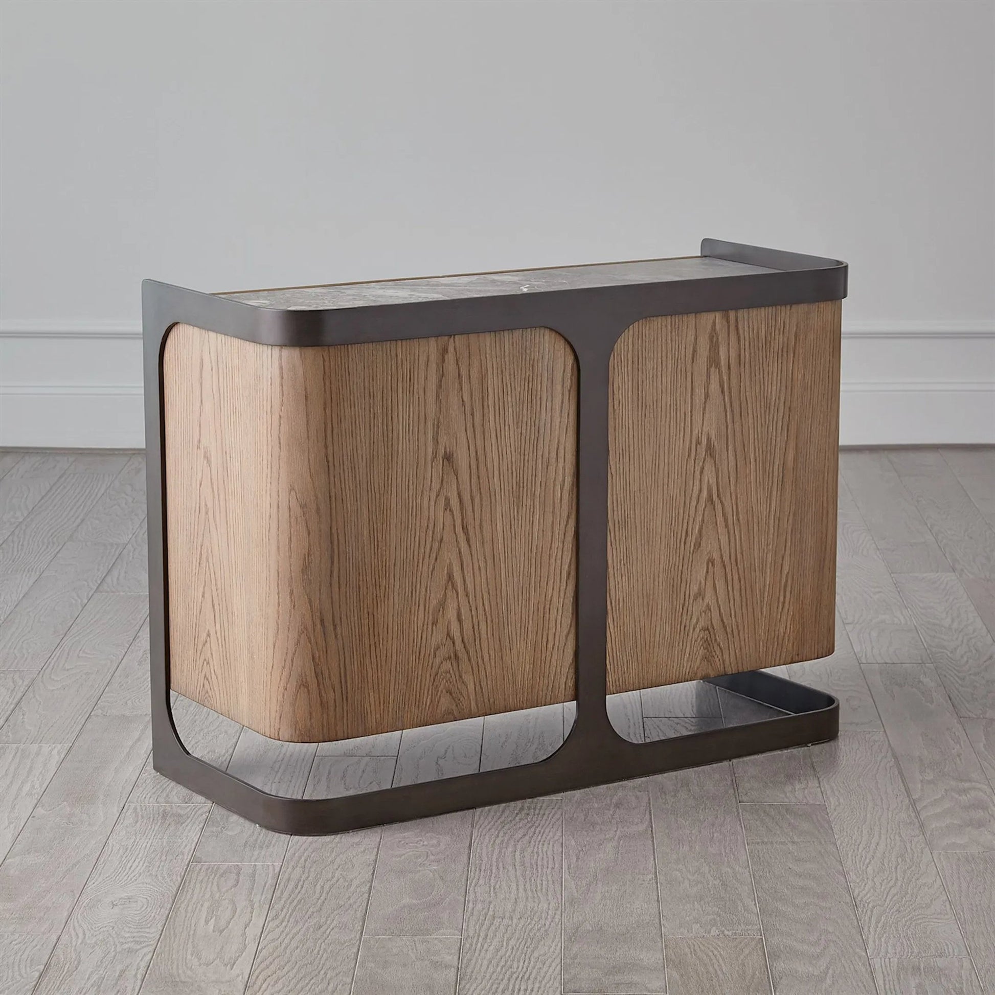 Element File Cabinet by Global Views in grey and marble. Made from unique in a modern style.