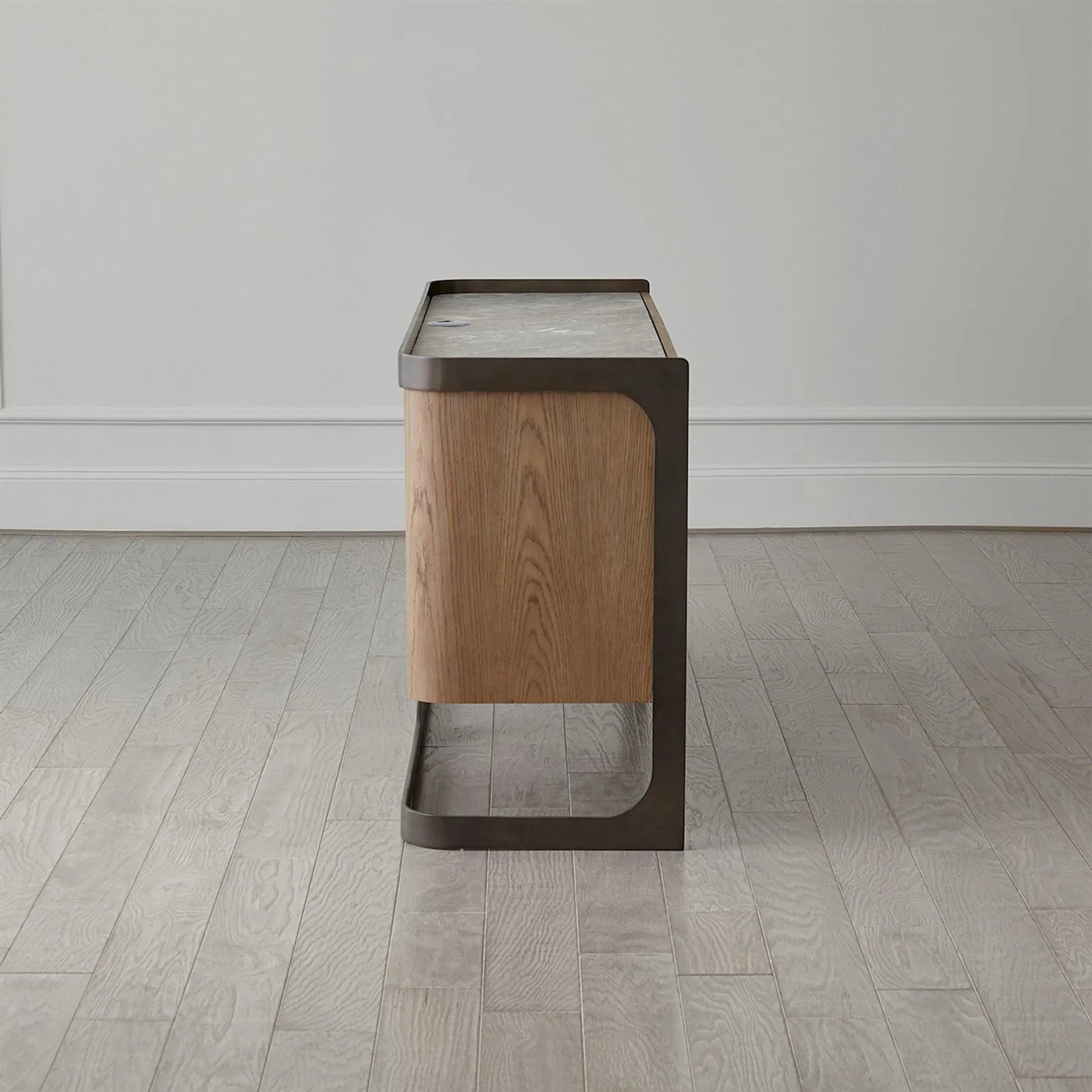 Element Media Cabinet by Global Views in grey and marble. Made from unique in a modern style.