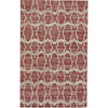 Red, Tan / 5' x 8' / W 96" / H 132"