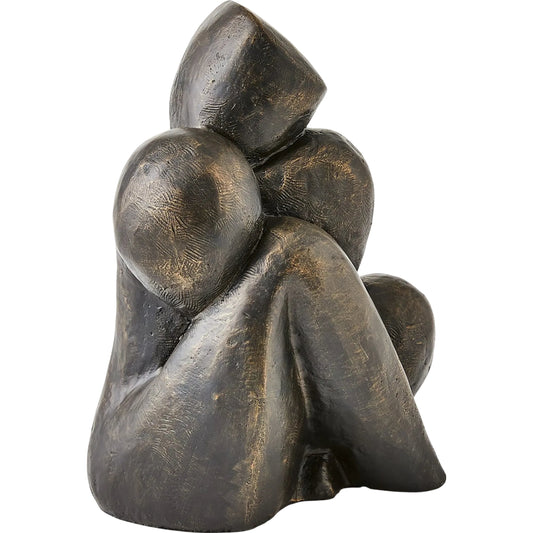 Figural Sculpture by Global Views in bronze. Made from unique in a modern style.