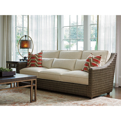 Montera Travertine Cocktail Table by Tommy Bahama Home. Made from unique in a transitional style.