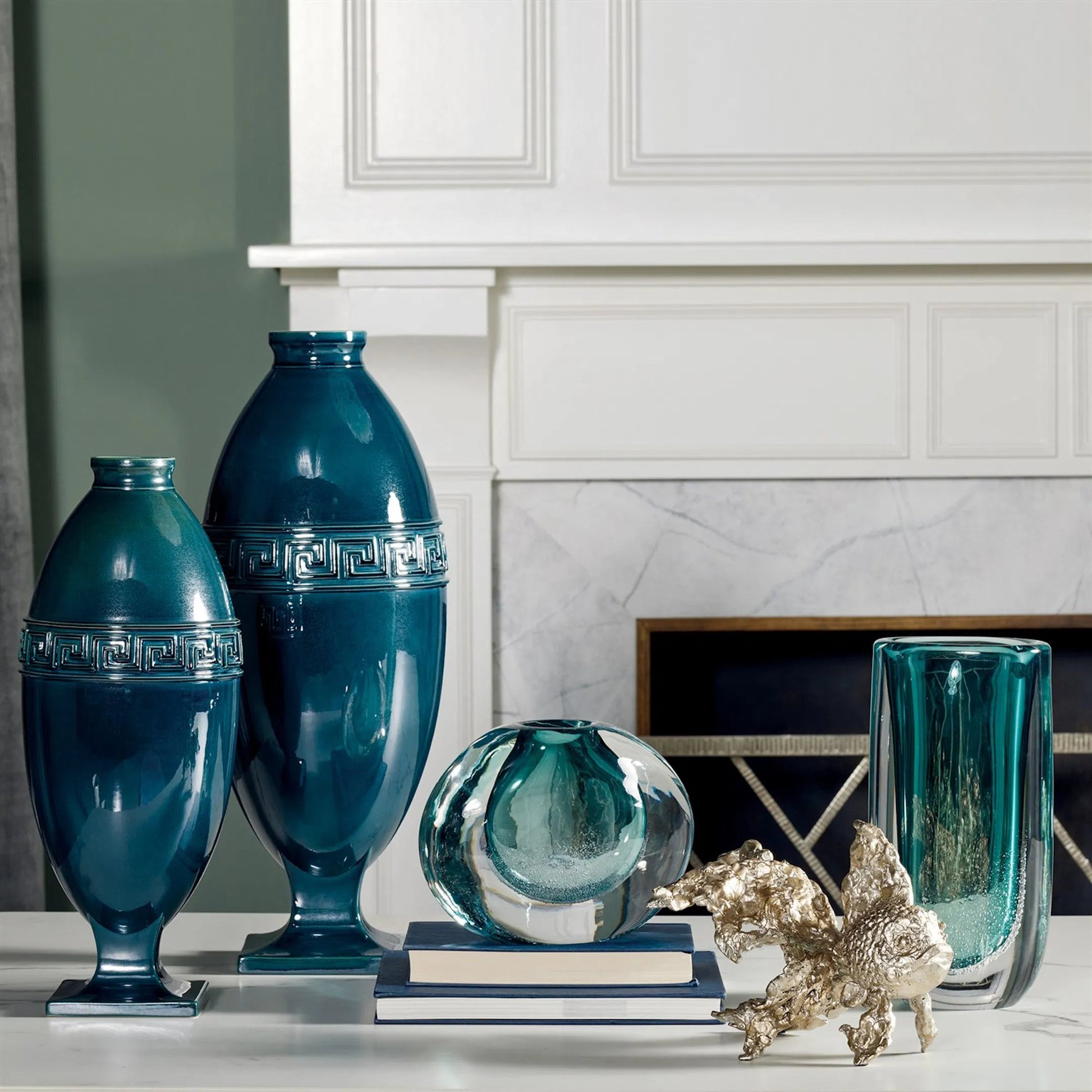 Angelfish by Global Views. Made from cast iron in a modern style.