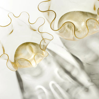 Handkerchief Vase by Global Views. Made from art glass in a eclectic & global style.