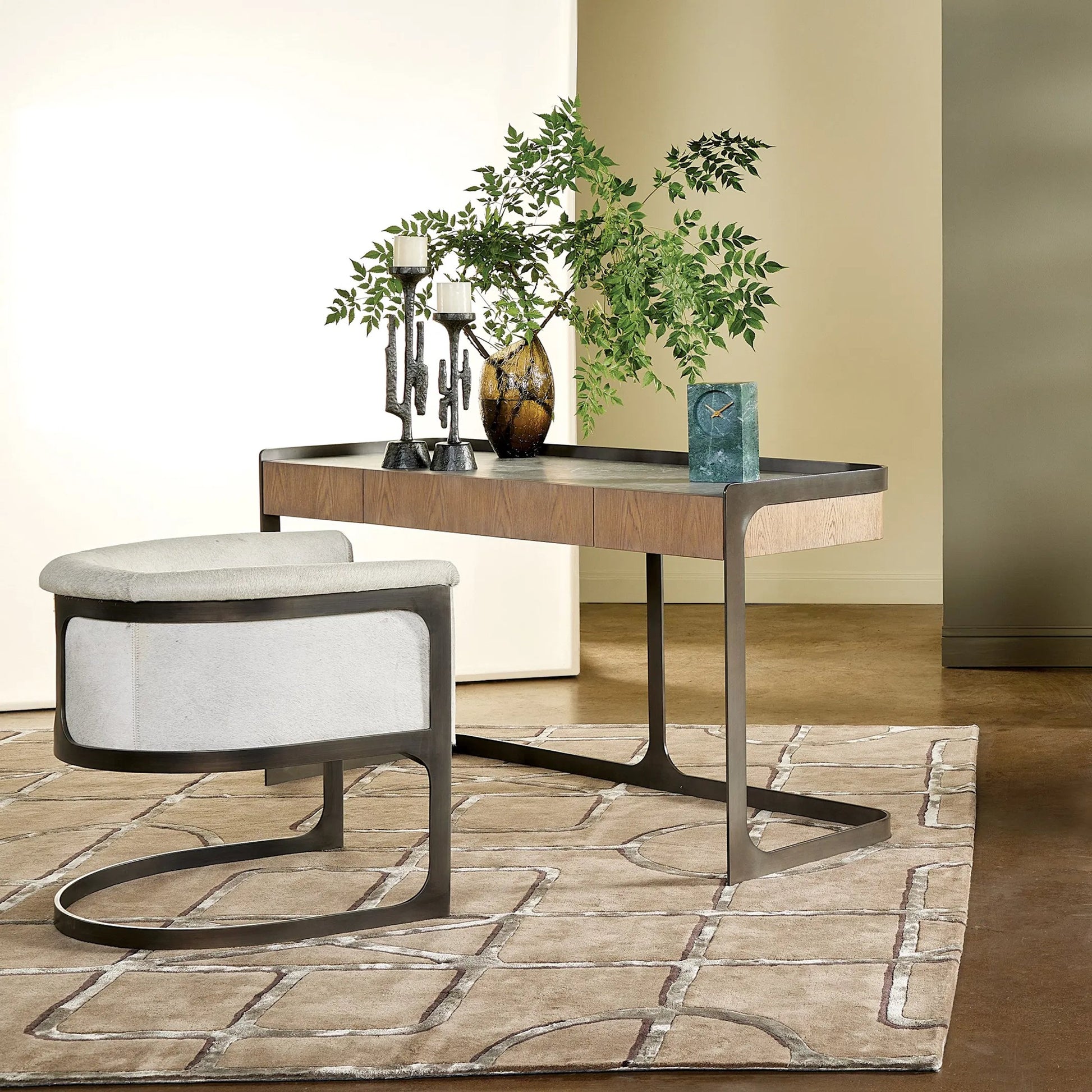 Marble Tower Clock by Global Views. Made from unique in a modern style.