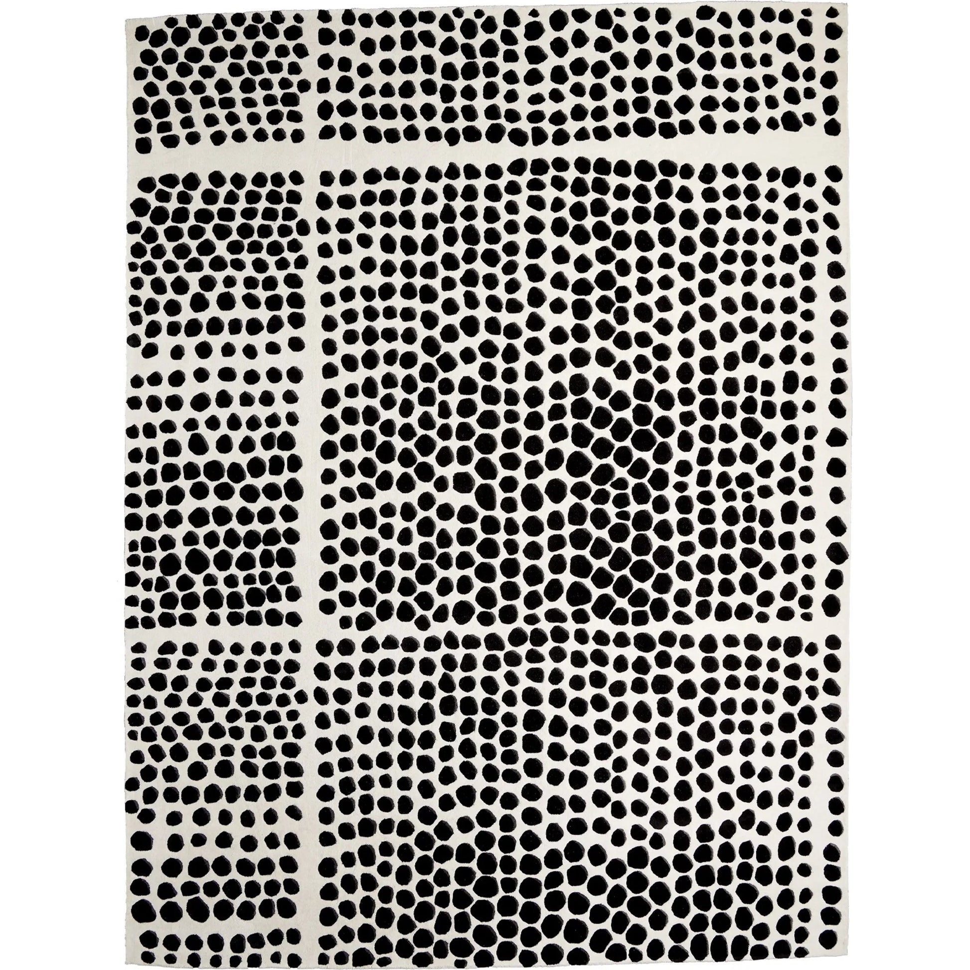 Graffiti Rug by Global Views in white. Made from unique in a unique style.