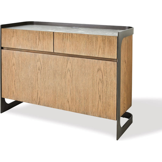Element File Cabinet by Global Views in grey and marble. Made from unique in a modern style.