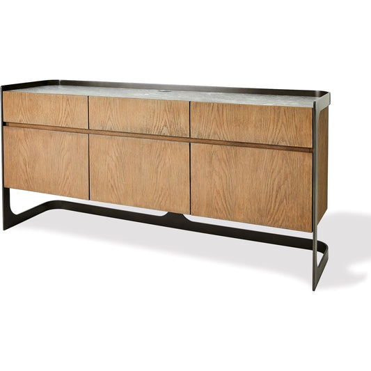 Element Media Cabinet by Global Views in grey and marble. Made from unique in a modern style.