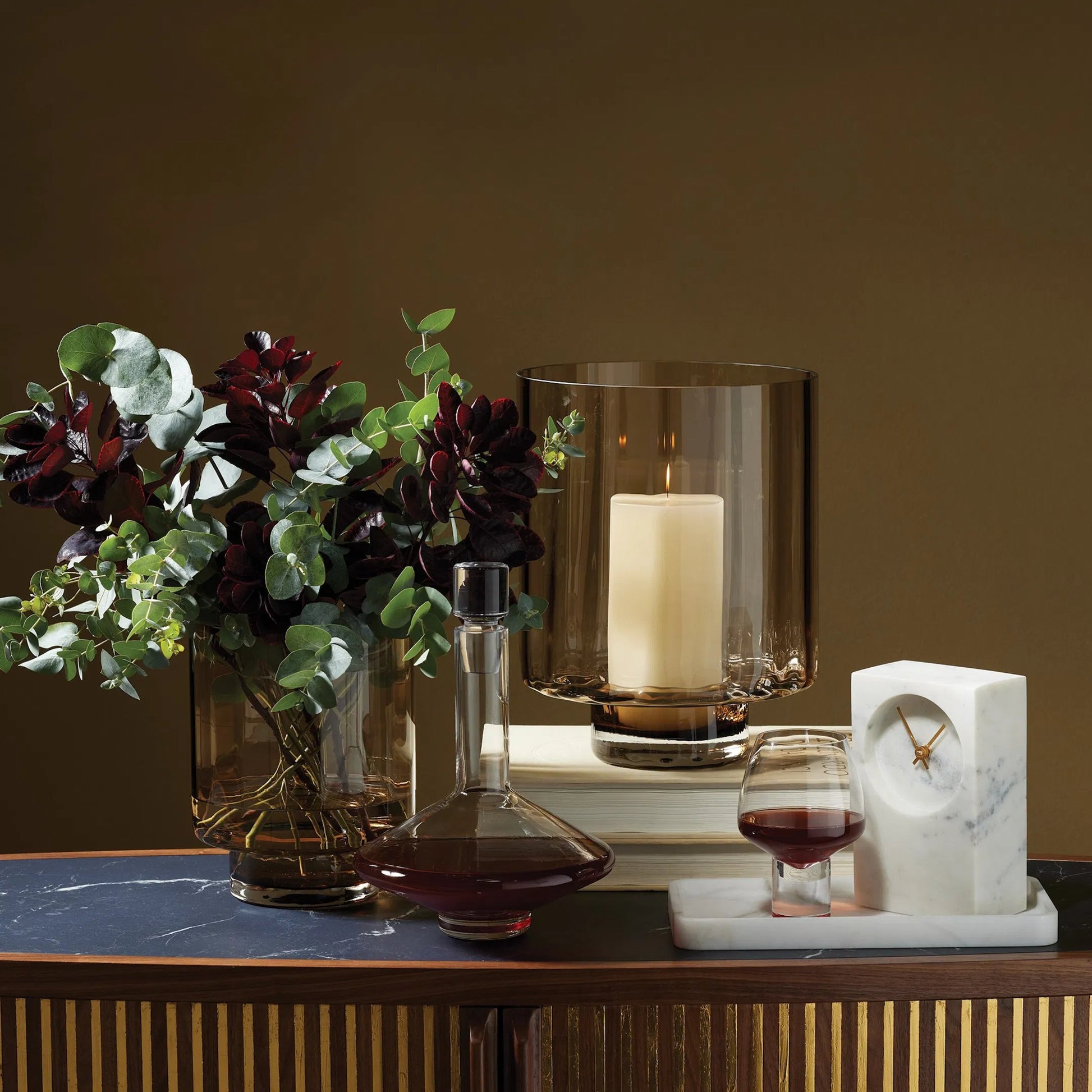 Marble Tower Clock by Global Views. Made from unique in a modern style.