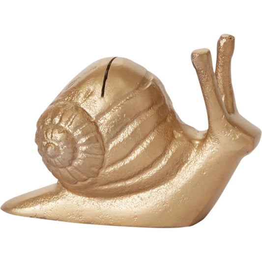 Golden Snail Card Holder 4 (Set of 4) by Accent Decor in antique-gold. Made from metal in a unique style.