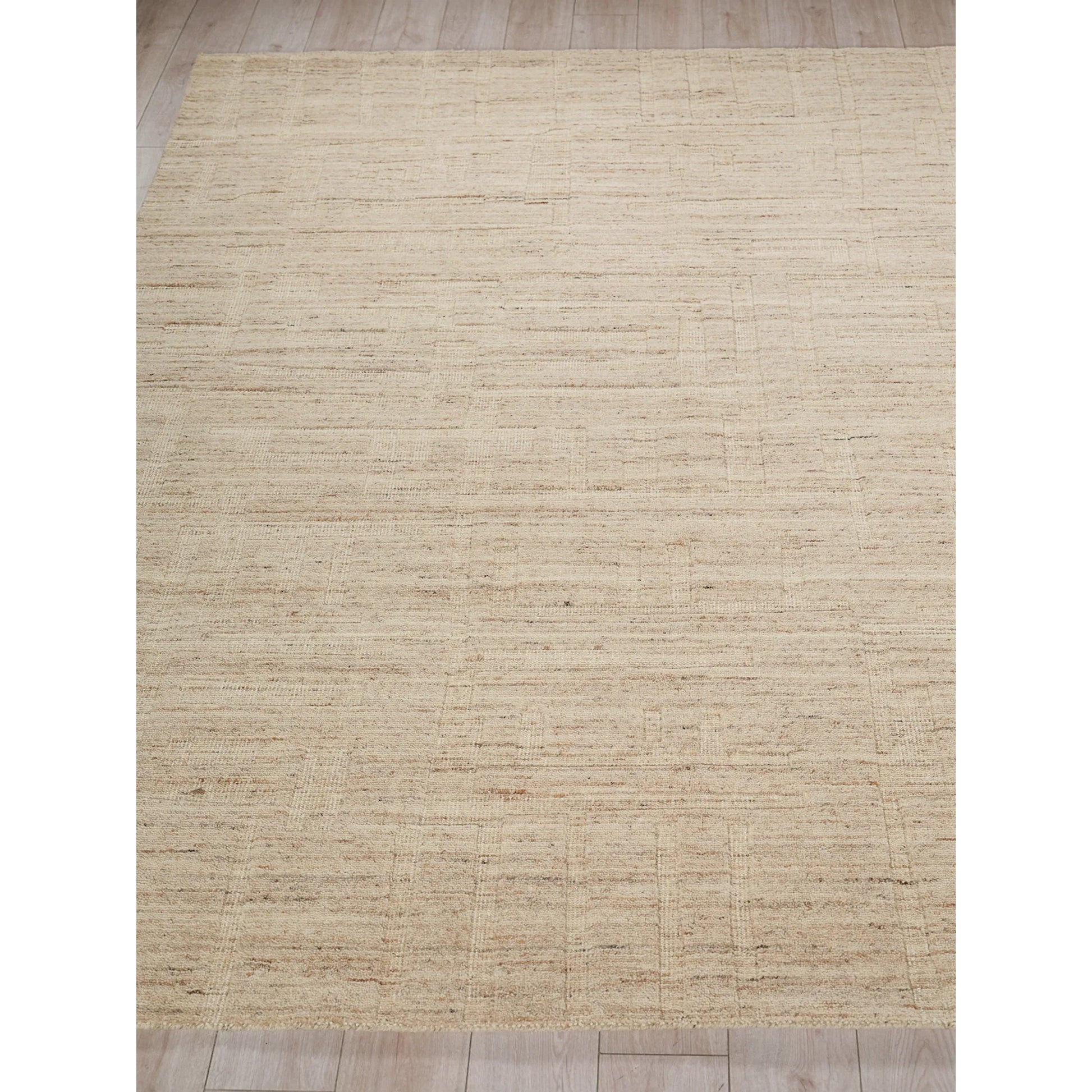 Malmo 7494 Rug by Exquisite Rugs in beige. Made from new zealand wool in a unique style.