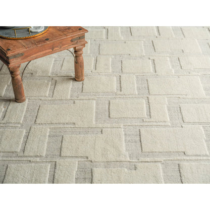 Malmo 7497 Rug by Exquisite Rugs in ivory, beige, taupe. Made from new zealand wool in a unique style.