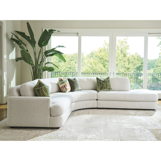 Carmela Round Sectional by Tommy Bahama Home. Made from unique in a unique style.
