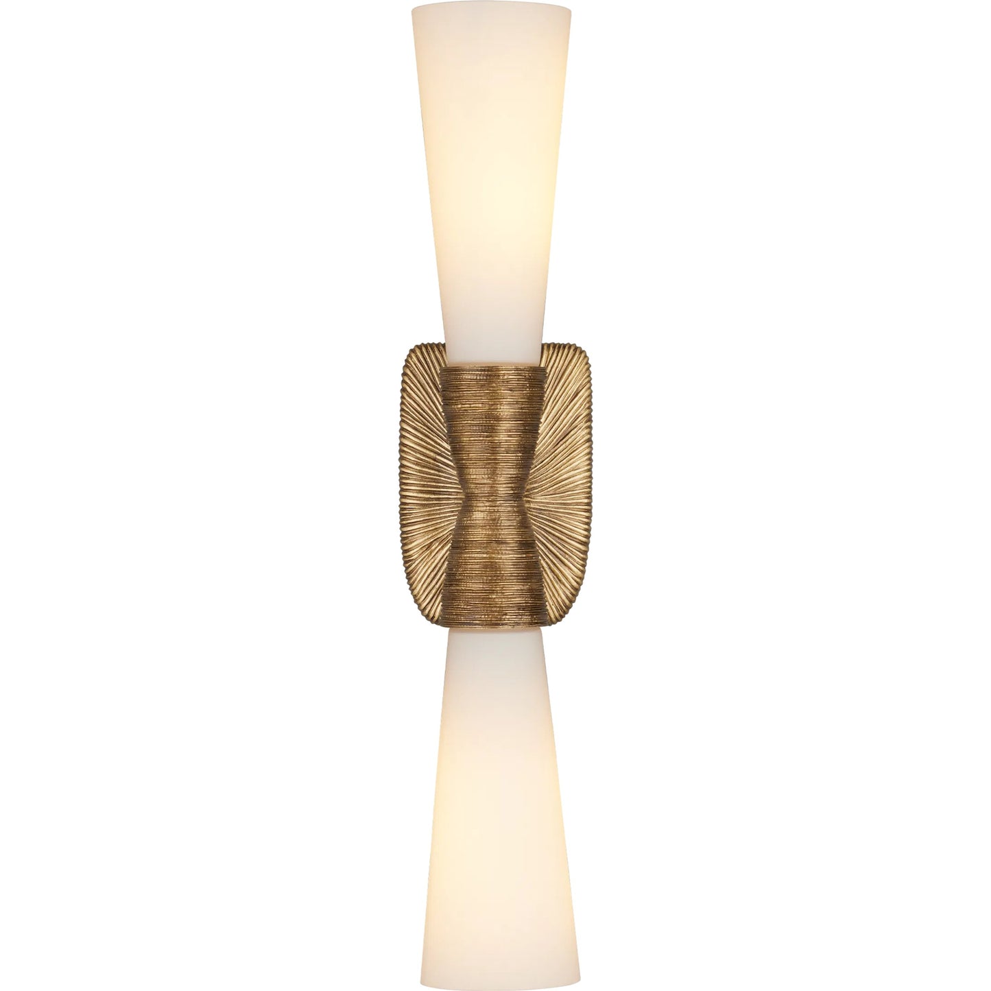 002 SI-2386985 | Additional Silo | Burrows Bath Wall Sconce by Currey and Company. Made from glass, brass in a modern style.