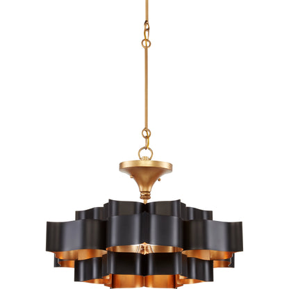 Grand Lotus Chandelier by Currey and Company. Made from unique in a modern style.