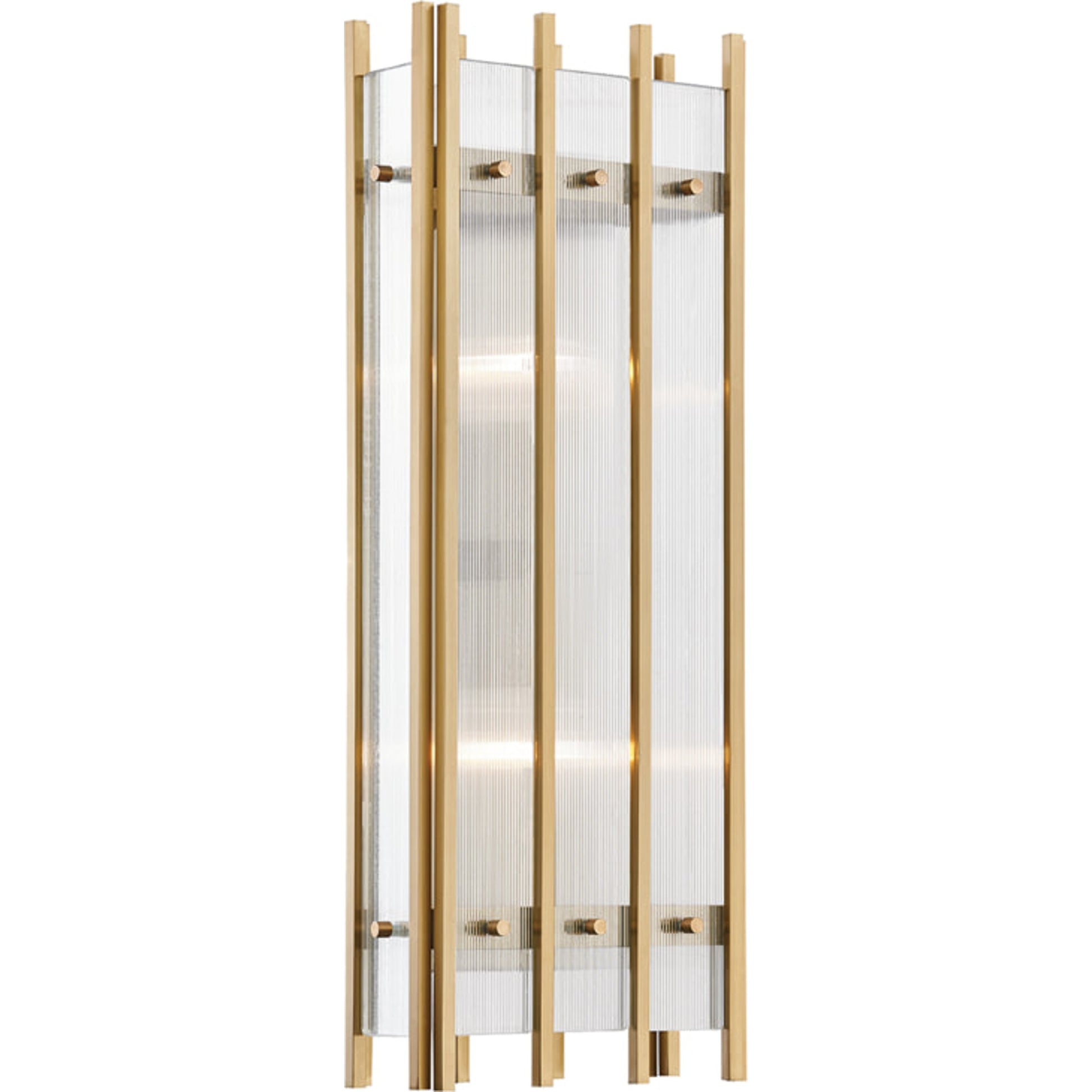 Wooster Wall Sconce by Hudson Valley in polished nickel. Made from steel in a transitional style.