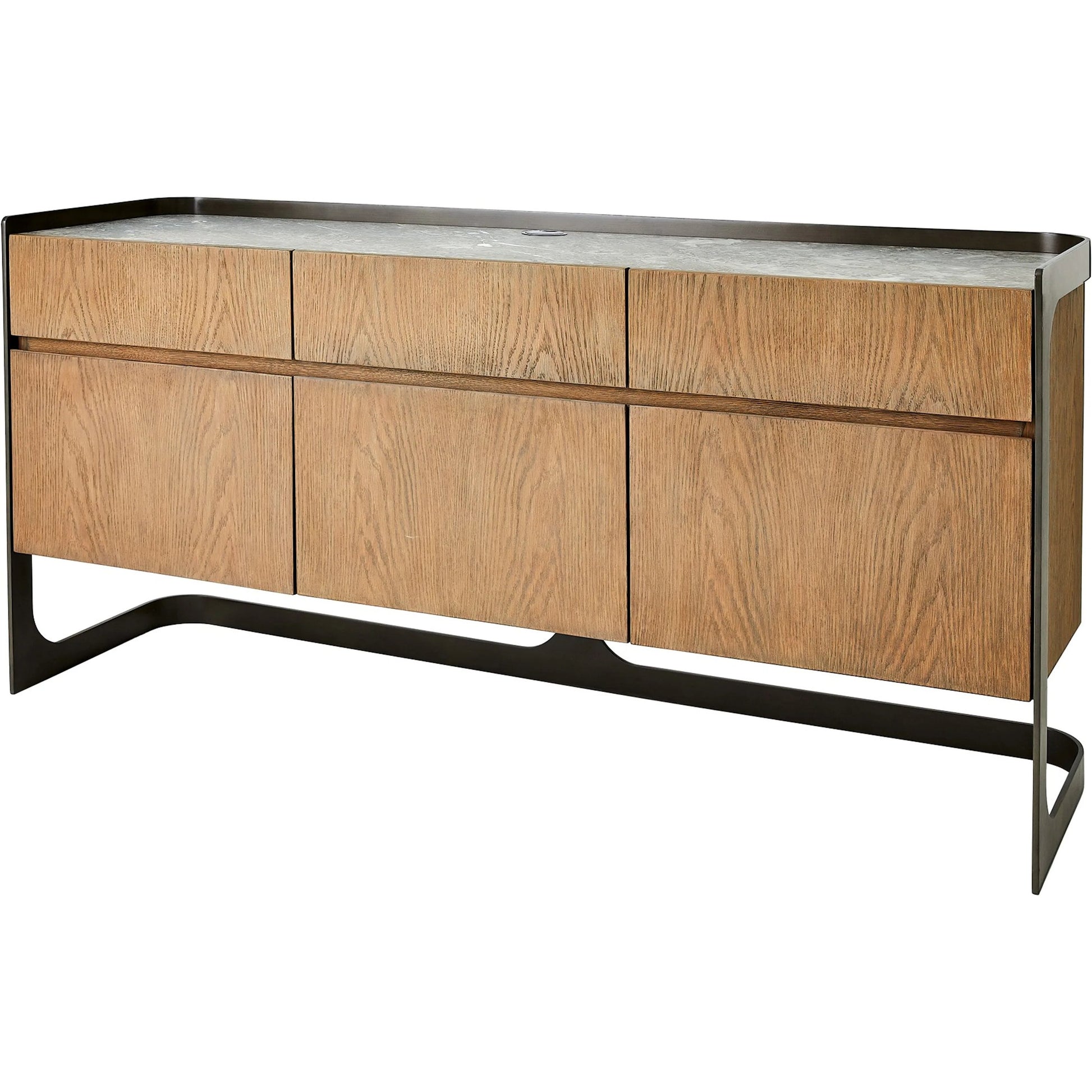 Element Media Cabinet by Global Views in grey and marble. Made from unique in a modern style.