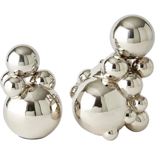 Bubble Orb Nickel Holder by Global Views in nickel. Made from unique in a unique style.