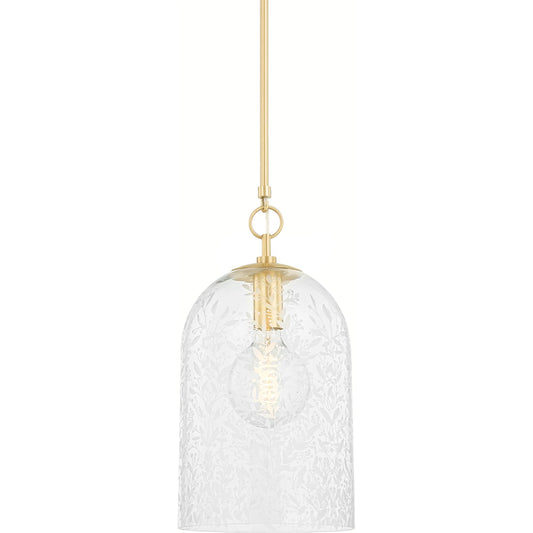 Belleville 1 Light Pendant by Hudson Valley. Made from steel in a modern style.
