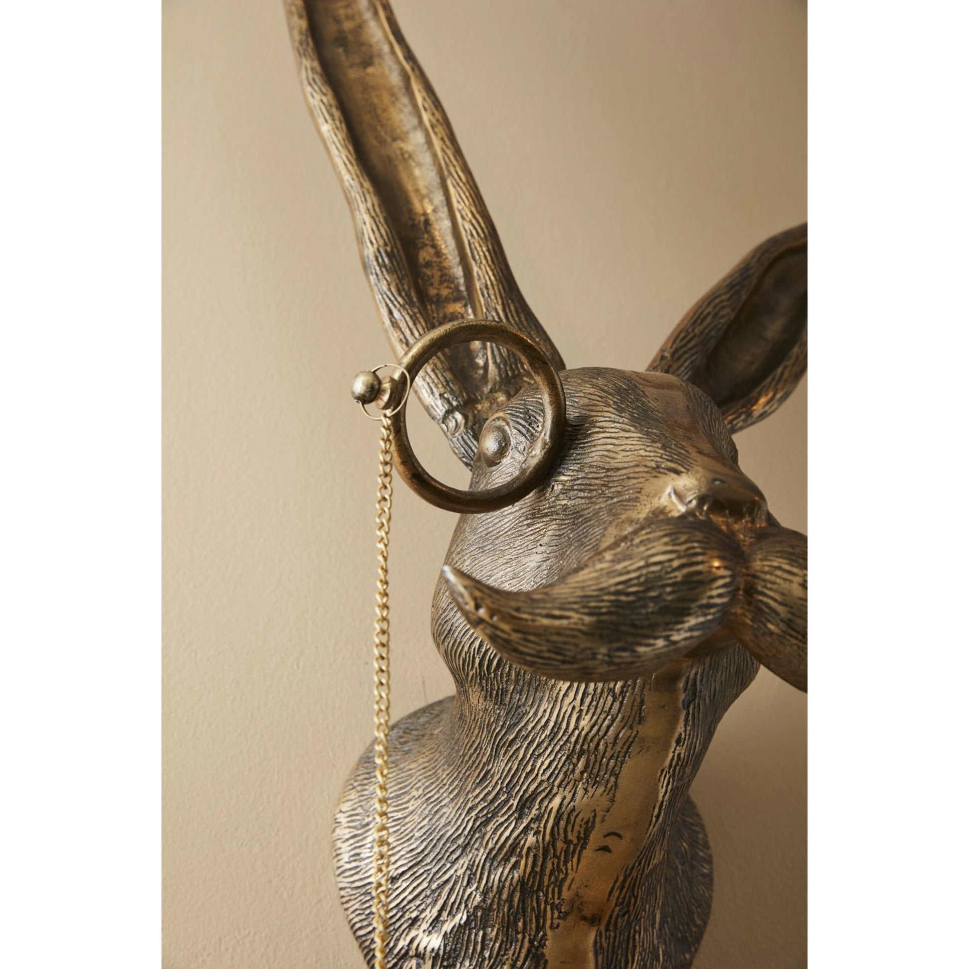 E+E Wall Mount Eric by Accent Decor in antique-gold. Made from metal in a modern style.