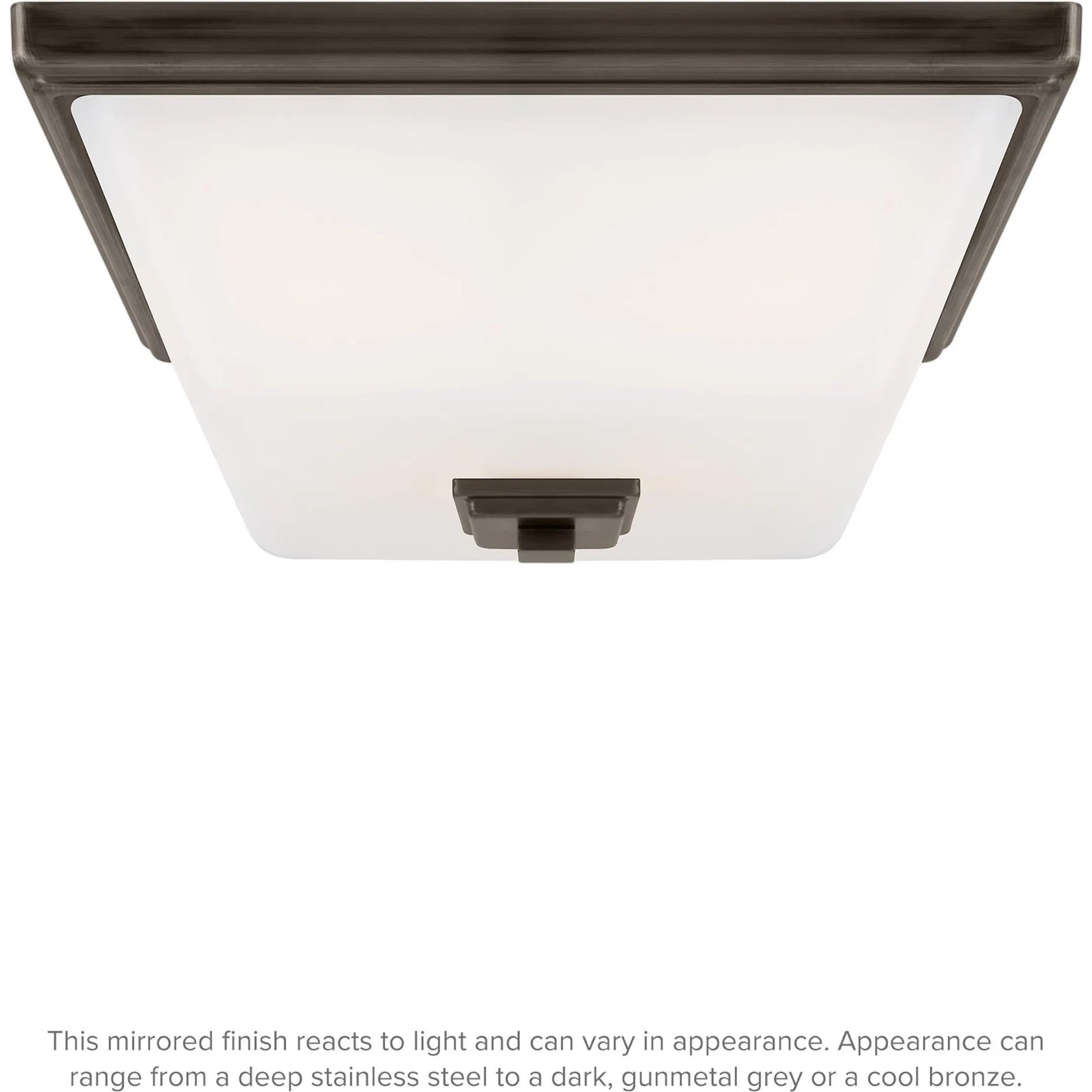 Ellis Harper Two Light Ceiling Flush Mount by Visual Comfort & Co. in brushed nickel. Made from steel in a traditional style.