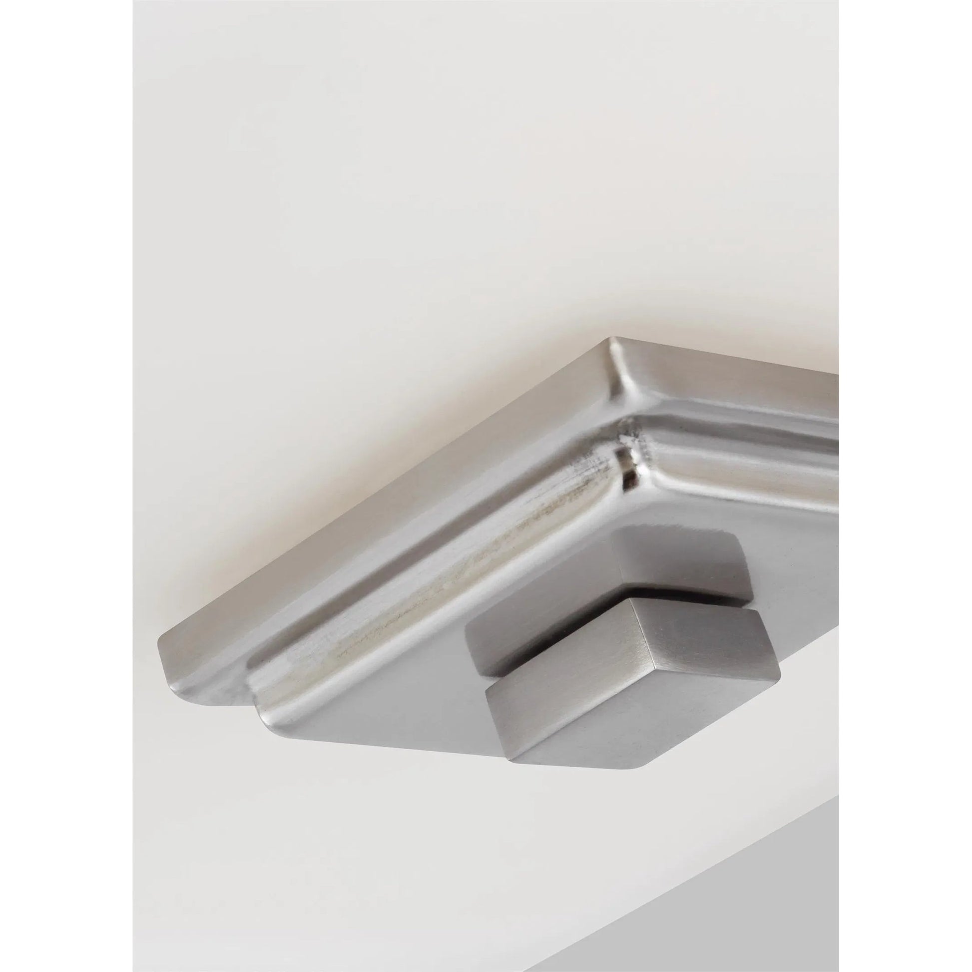 Ellis Harper Two Light Ceiling Flush Mount by Visual Comfort & Co. in brushed nickel. Made from steel in a traditional style.