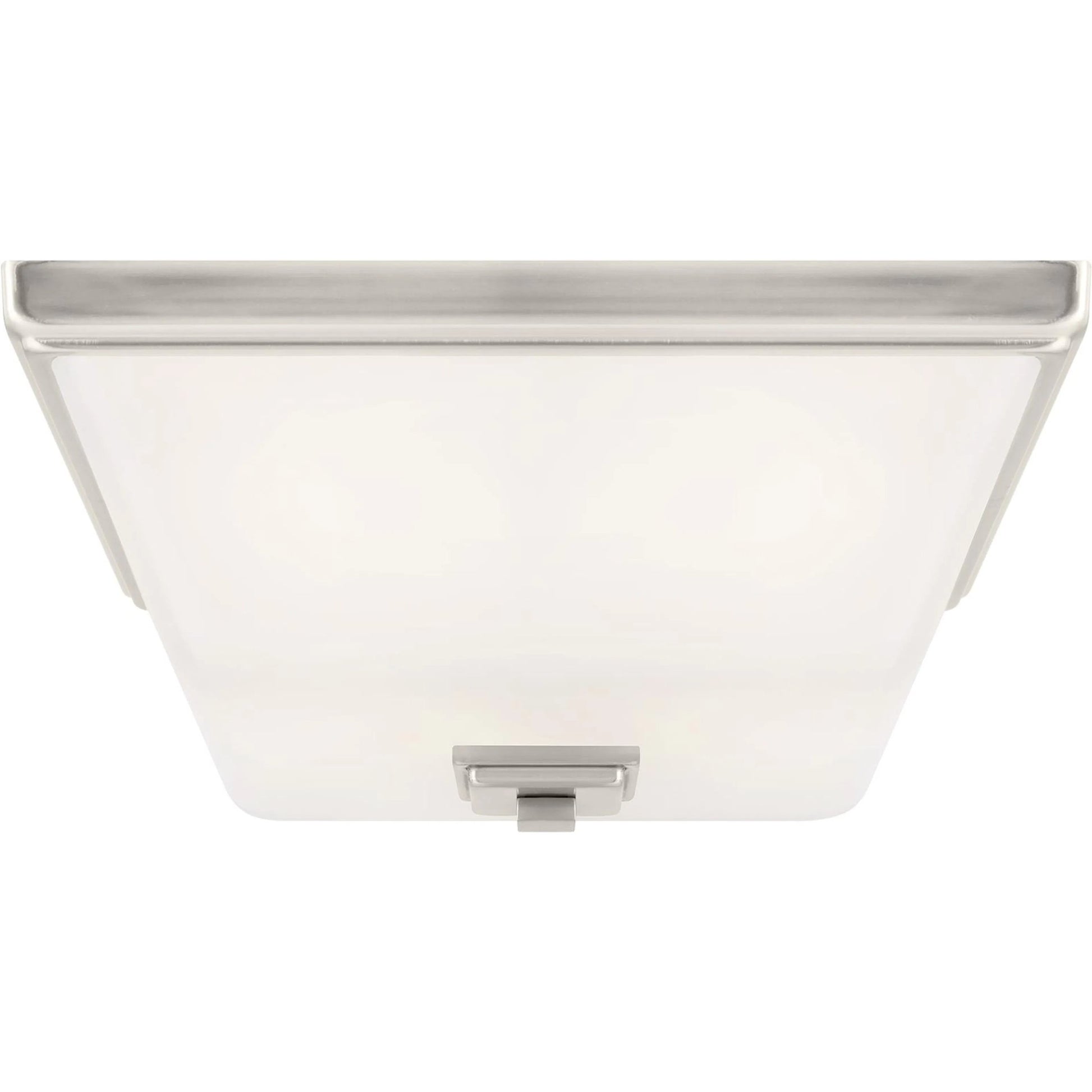Ellis Harper Two Light Ceiling Flush Mount by Visual Comfort & Co. in brushed nickel. Made from steel in a traditional style.