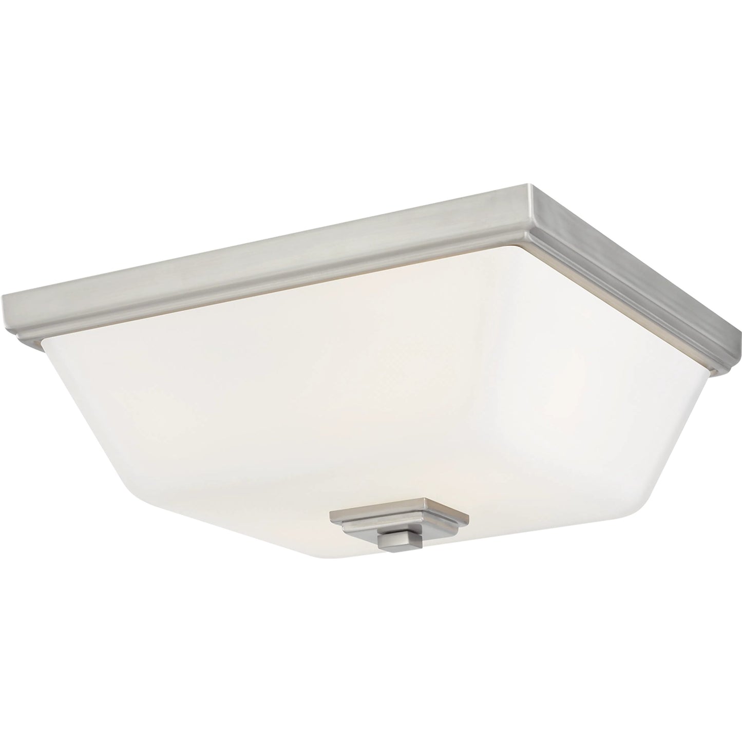 001 SI-2241006 | Primary Silo | Ellis Harper Two Light Ceiling Flush Mount by Visual Comfort & Co. in brushed nickel. Made from steel in a traditional style.