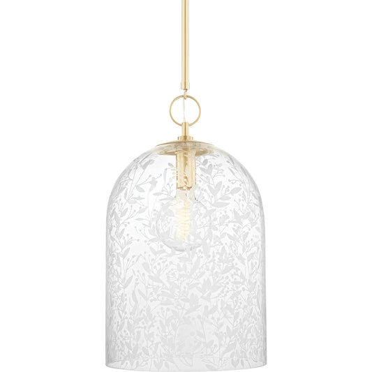 Belleville 1 Light Pendant by Hudson Valley. Made from steel in a modern style.