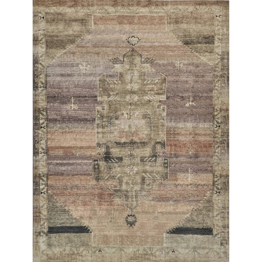 Estate 7516 Rug by Exquisite Rugs in beige, purple. Made from pet in a unique style.