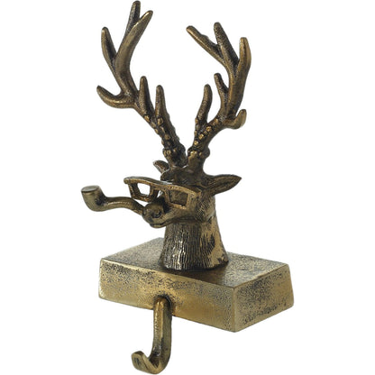 E+E Stocking Holder Frankie by Accent Decor in antique-gold. Made from metal in a modern style.