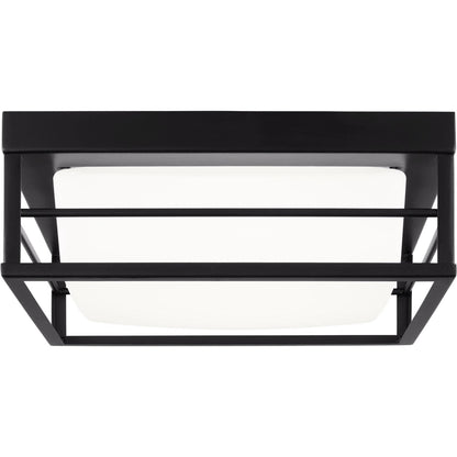 Dearborn Small LED Ceiling Flush Mount by Visual Comfort & Co.. Made from steel in a modern style.