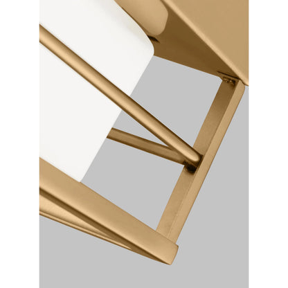 Dearborn Small LED Ceiling Flush Mount by Visual Comfort & Co.. Made from steel in a modern style.