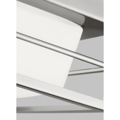 Dearborn Small LED Ceiling Flush Mount by Visual Comfort & Co.. Made from steel in a modern style.